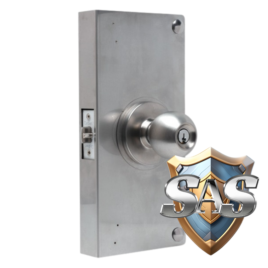 Carbine Wrap Around Door Saver Plate 60/70mm Backset - DS6-7-35