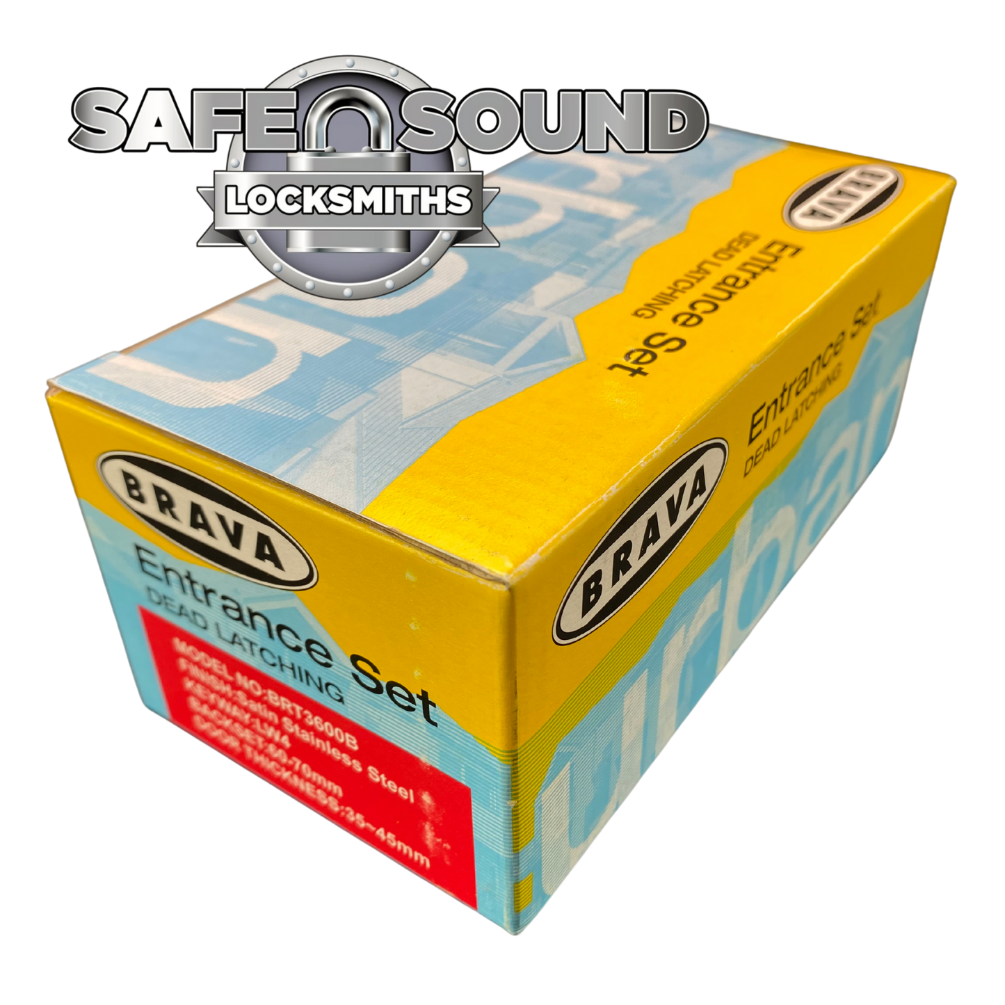 BRAVA Urban Tiebolt Entrance Knob Set in box Model - BRT3600B - Safe and Sound Locksmiths