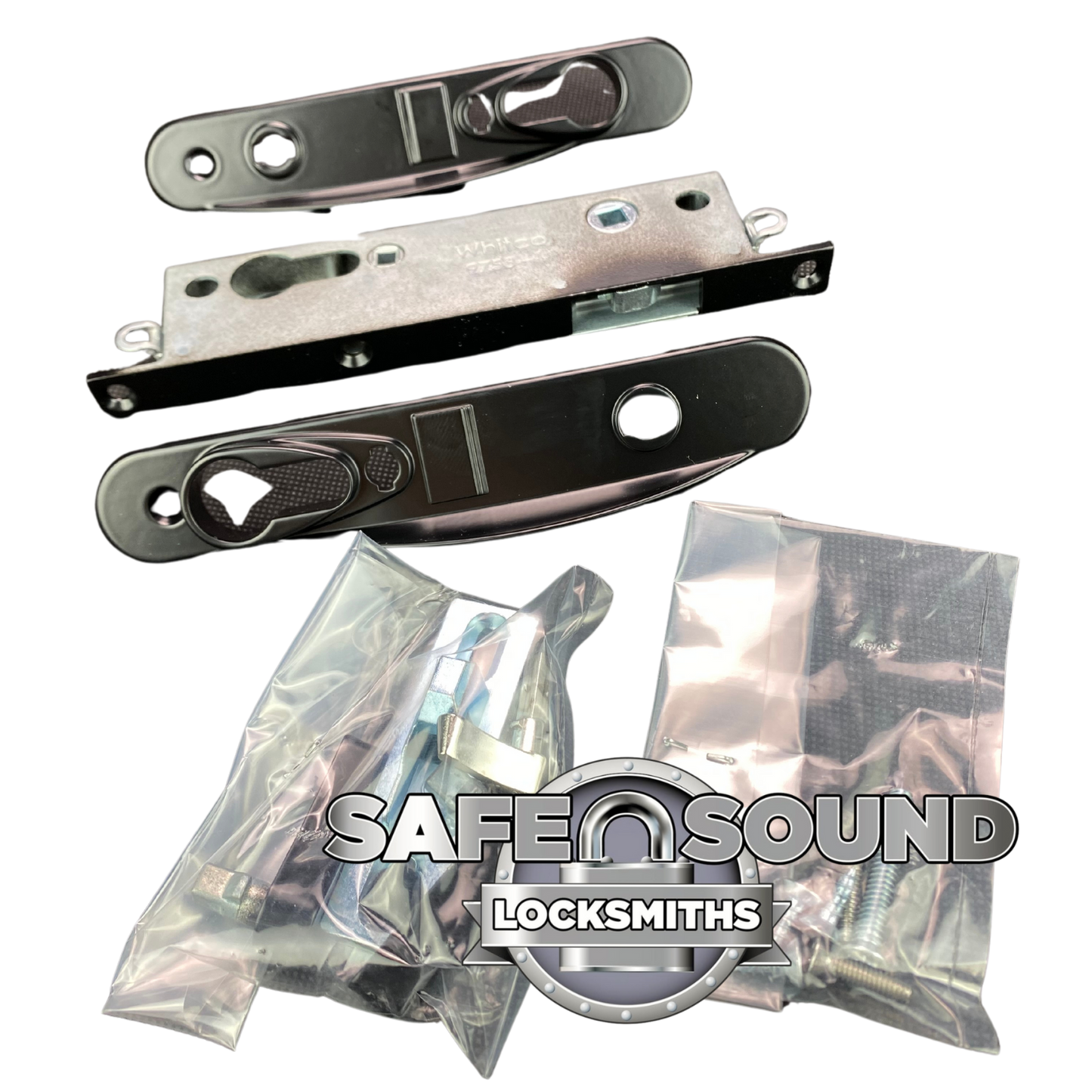 Whitco W865317 Leichhardt Sliding Security Screen Door Lock Black - Safe and Sound Locksmiths