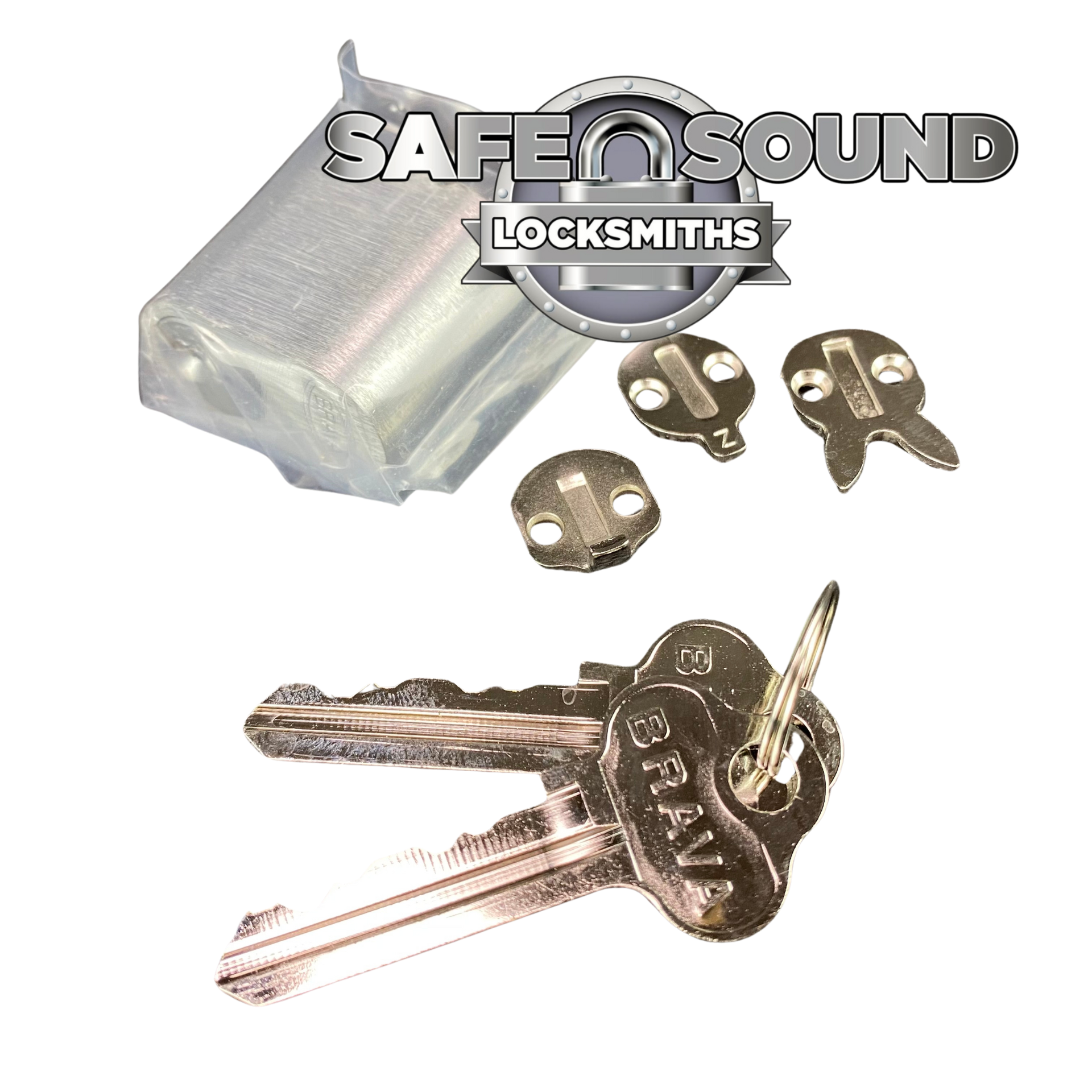 BRAVA Metro Oval Cylinder X W Z & R Cams Satin Chrome - 5070USCKA2 - Safe and Sound Locksmiths